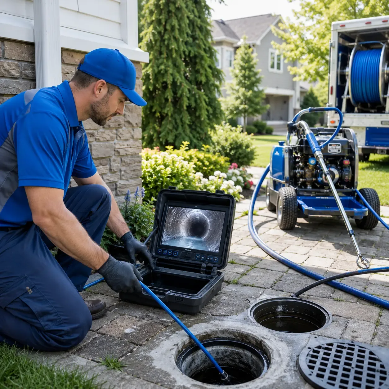 Outdoor drain cleaning professionals serving May, TX